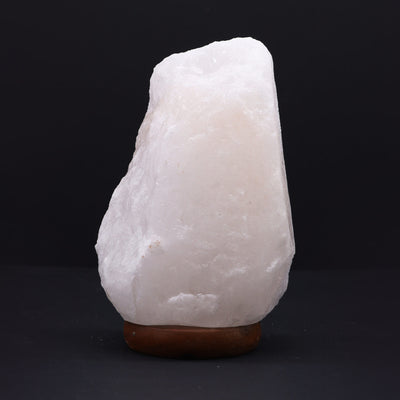 Himalayan Salt Lamp On Wooden Base 2-3kg With UK Plug.