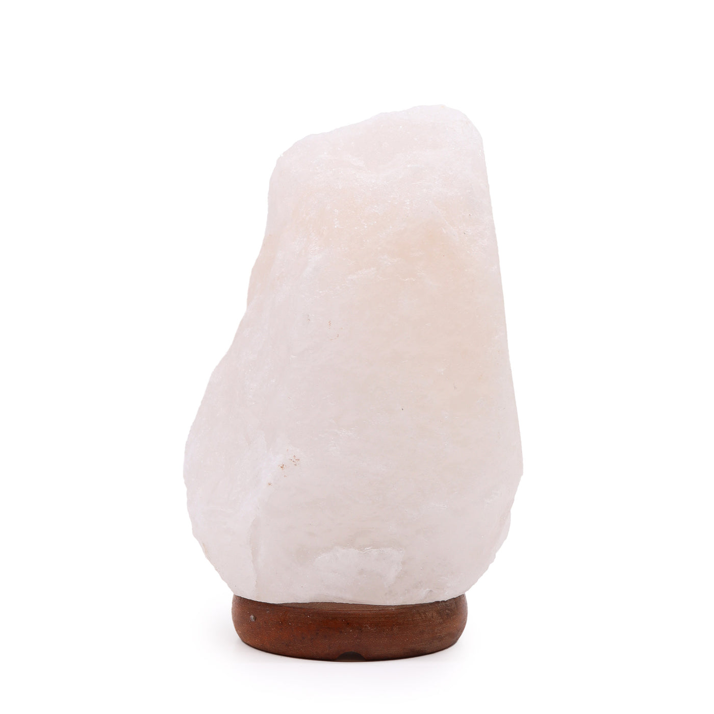 Himalayan Salt Lamp On Wooden Base 2-3kg With UK Plug.