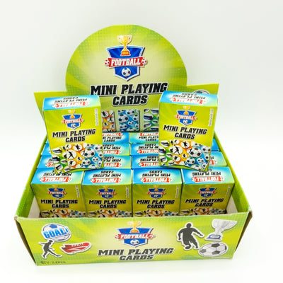 Pre-filled Blue Football Party Bags For Children. Party Favours With Sweets And Toys.