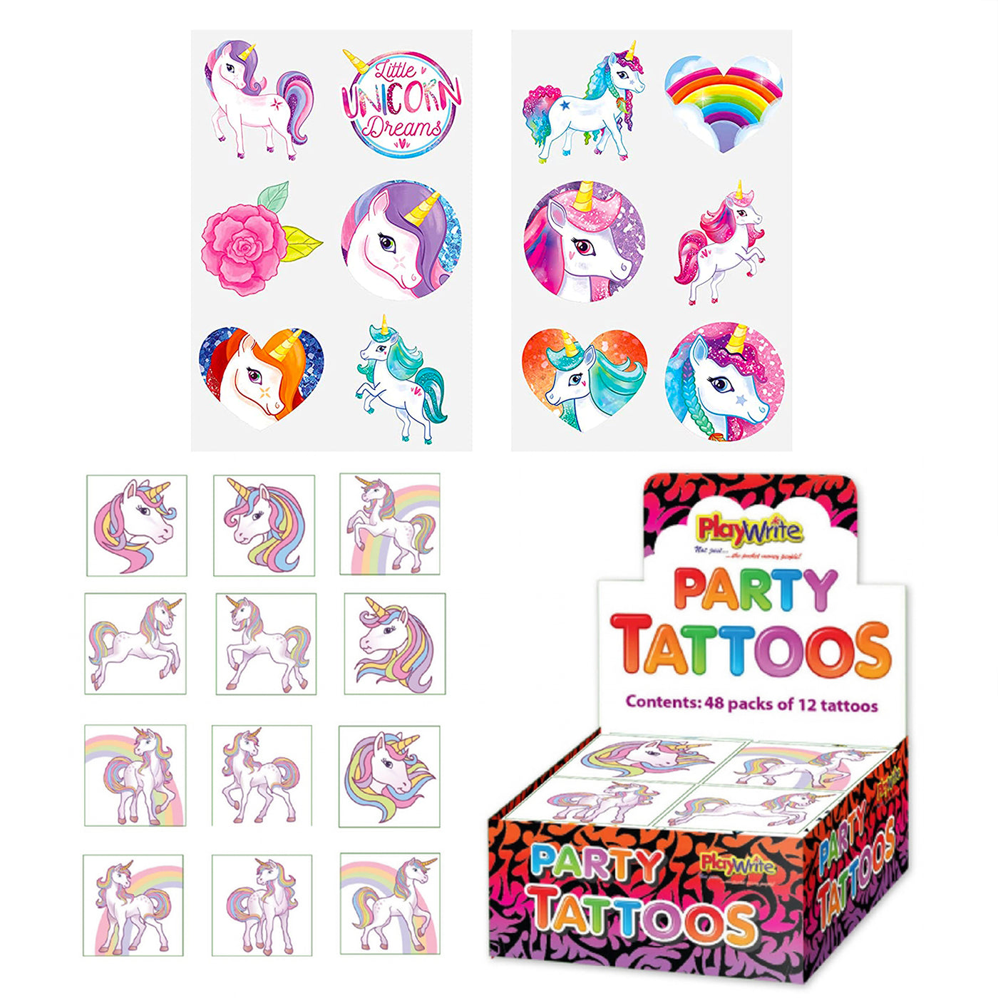 Pre Filled Unicorn Party Goody Bags For Girls