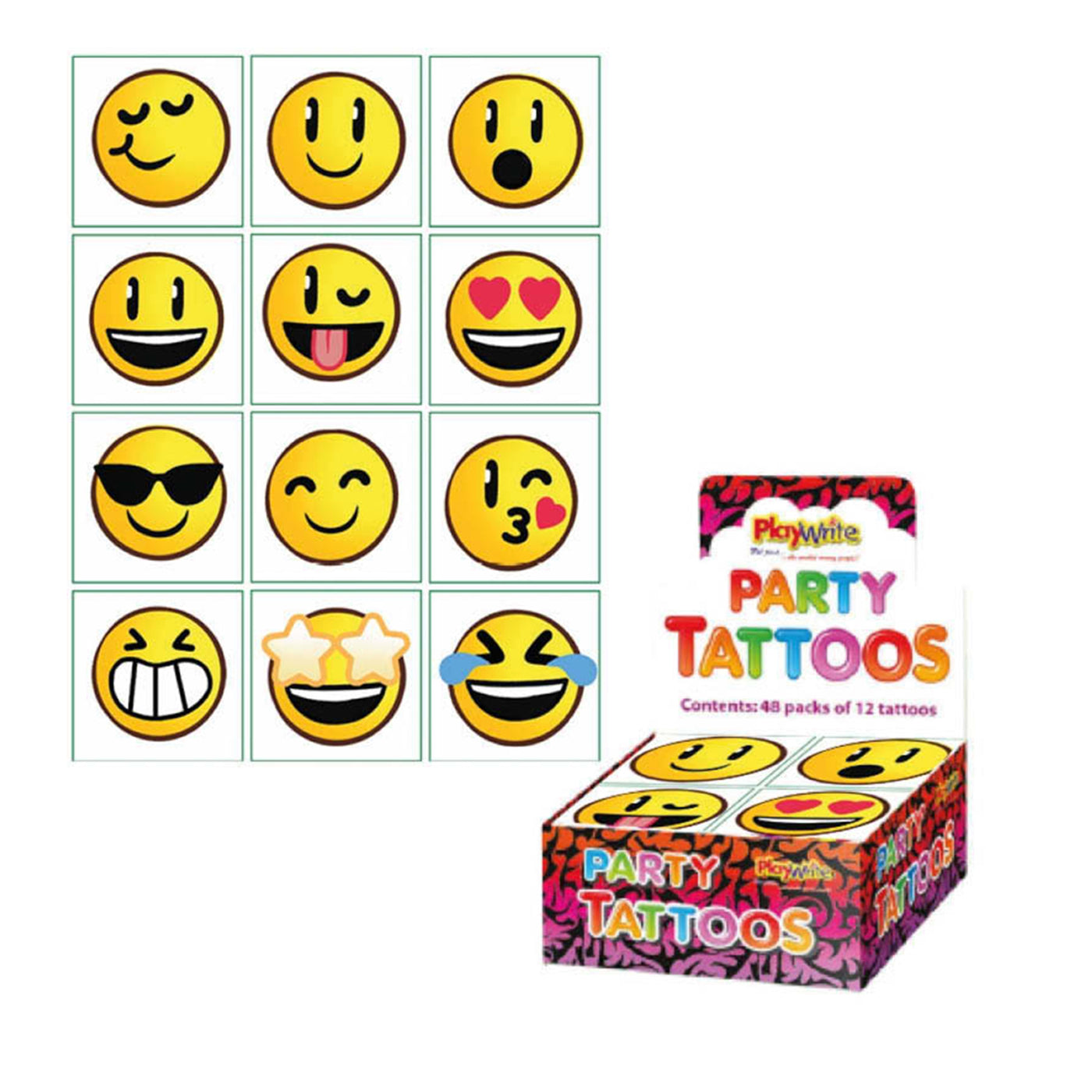 Unisex Children Pre Filled Birthday Smiley Laughing Party Bags With Toys And Sweets.