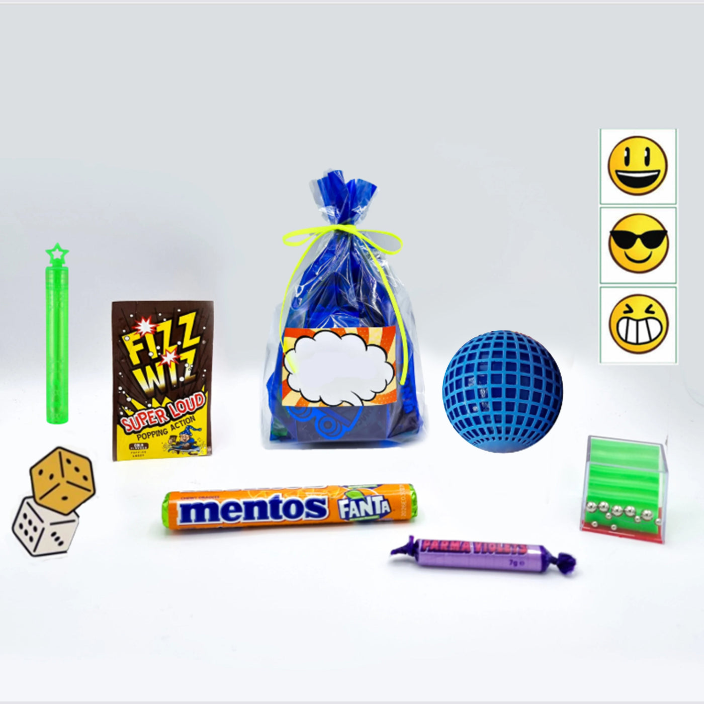 Pre Filled Unisex Colourful Birthday Party Bags With Toys And Sweets For Kids, Party Favours.