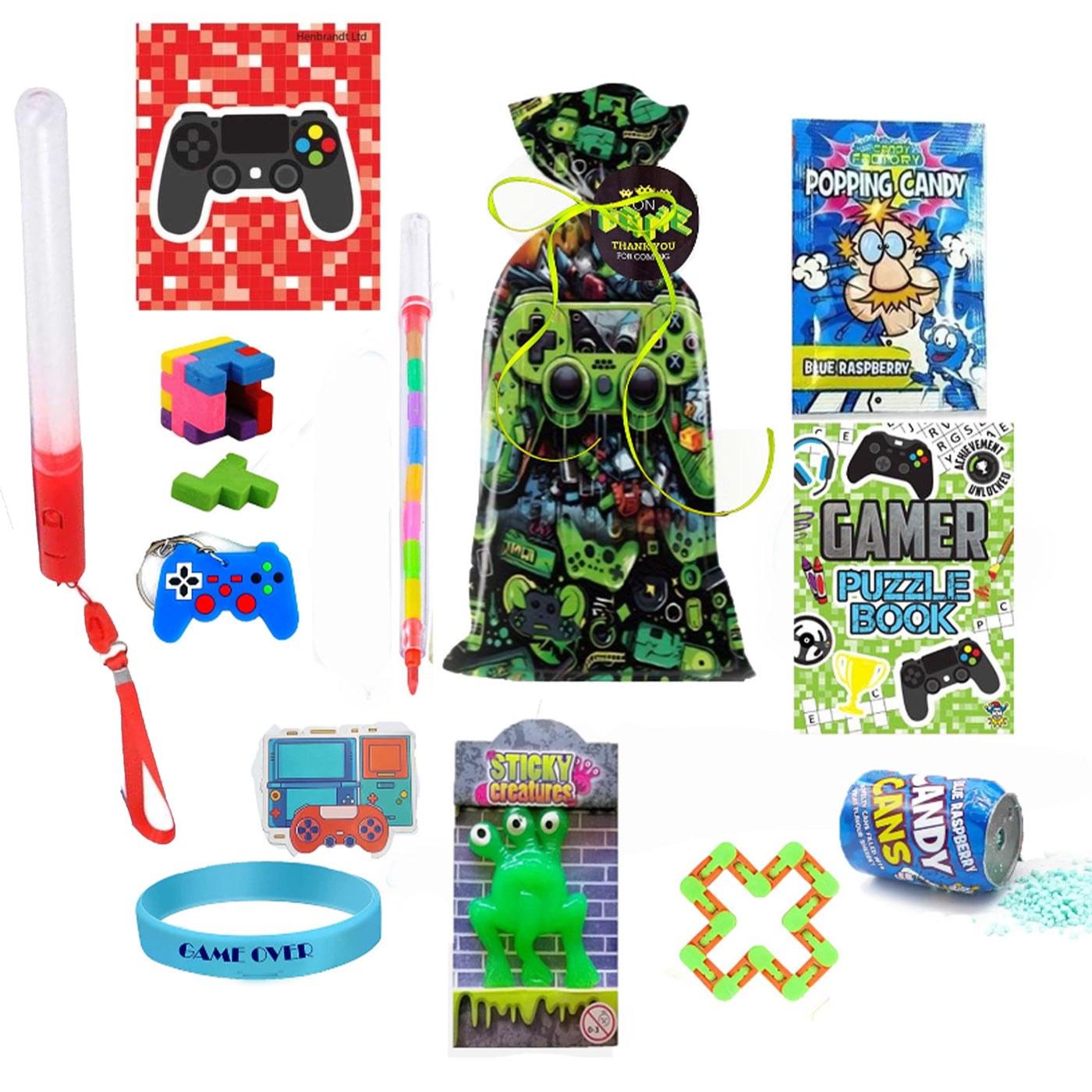 Pre Filled Graphiti Gamer Birthday Goody Bags