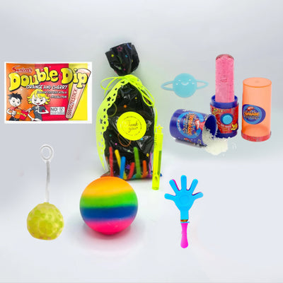 Pre Filled Neon Glow Birthday Party Goody Bags For Children