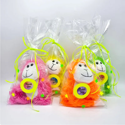 Baby Toddler Pre Filled Neon Monkey Birthday Wedding, Christenings Party Goody Bags