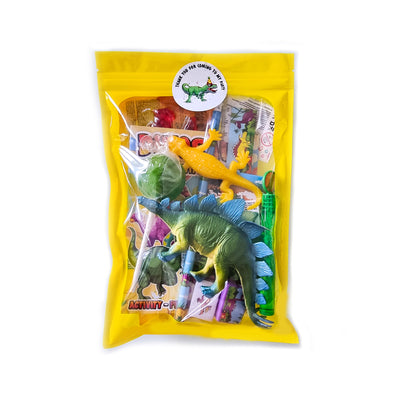 Pre Filled Dinosaur Birthday Party Goody Bags With Toys And Sweets, Favours, Gifts, Treats For Kids.