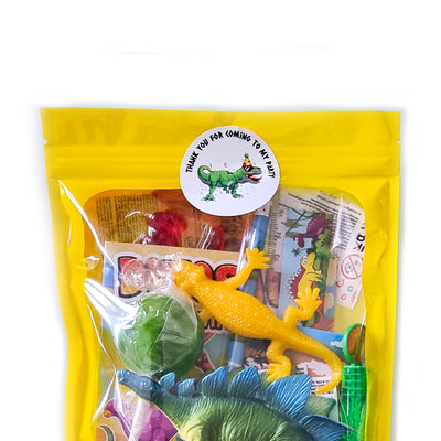 Pre Filled Dinosaur Birthday Party Goody Bags With Toys And Sweets, Favours, Gifts, Treats For Kids.