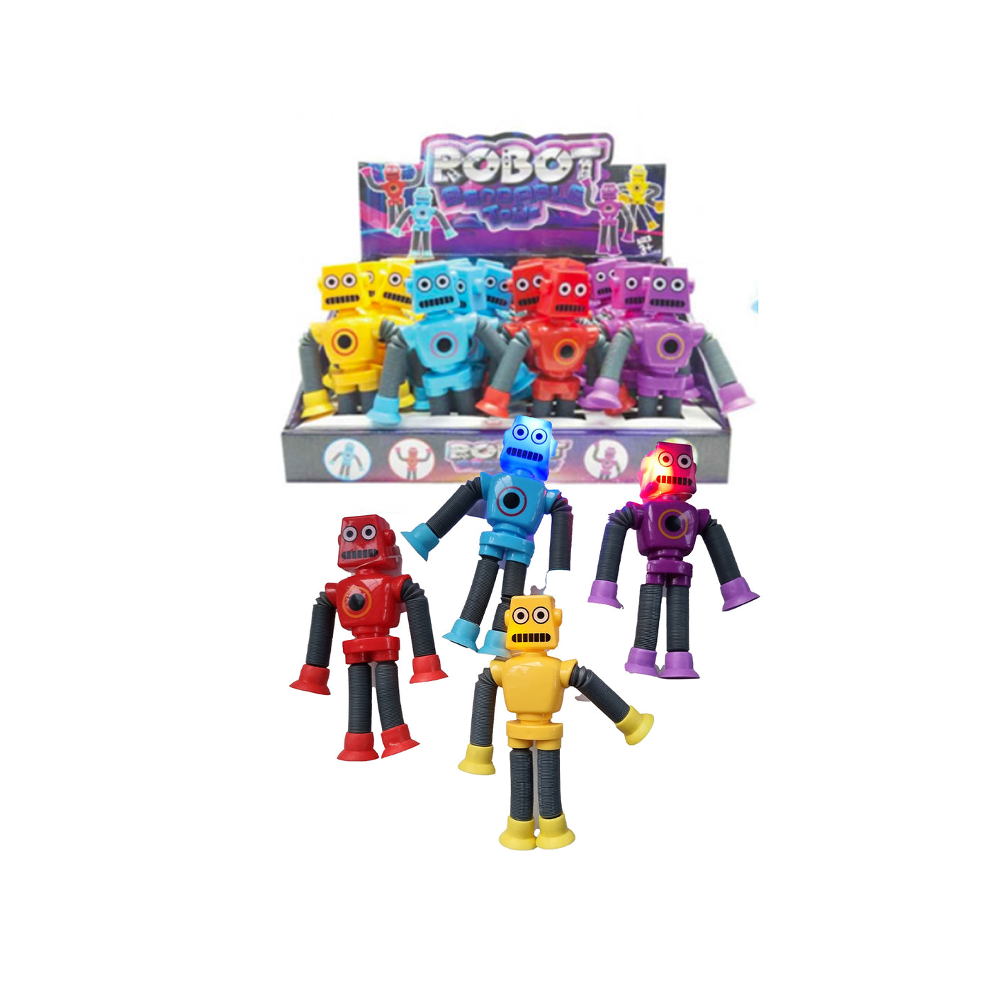 Personalised Unisex Pre Filled Disco Robot Birthday Party Favours For Boys And Girls.