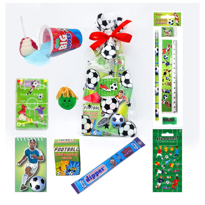 Pre Filled Birthday Football Goody Bags With Toys And Sweets