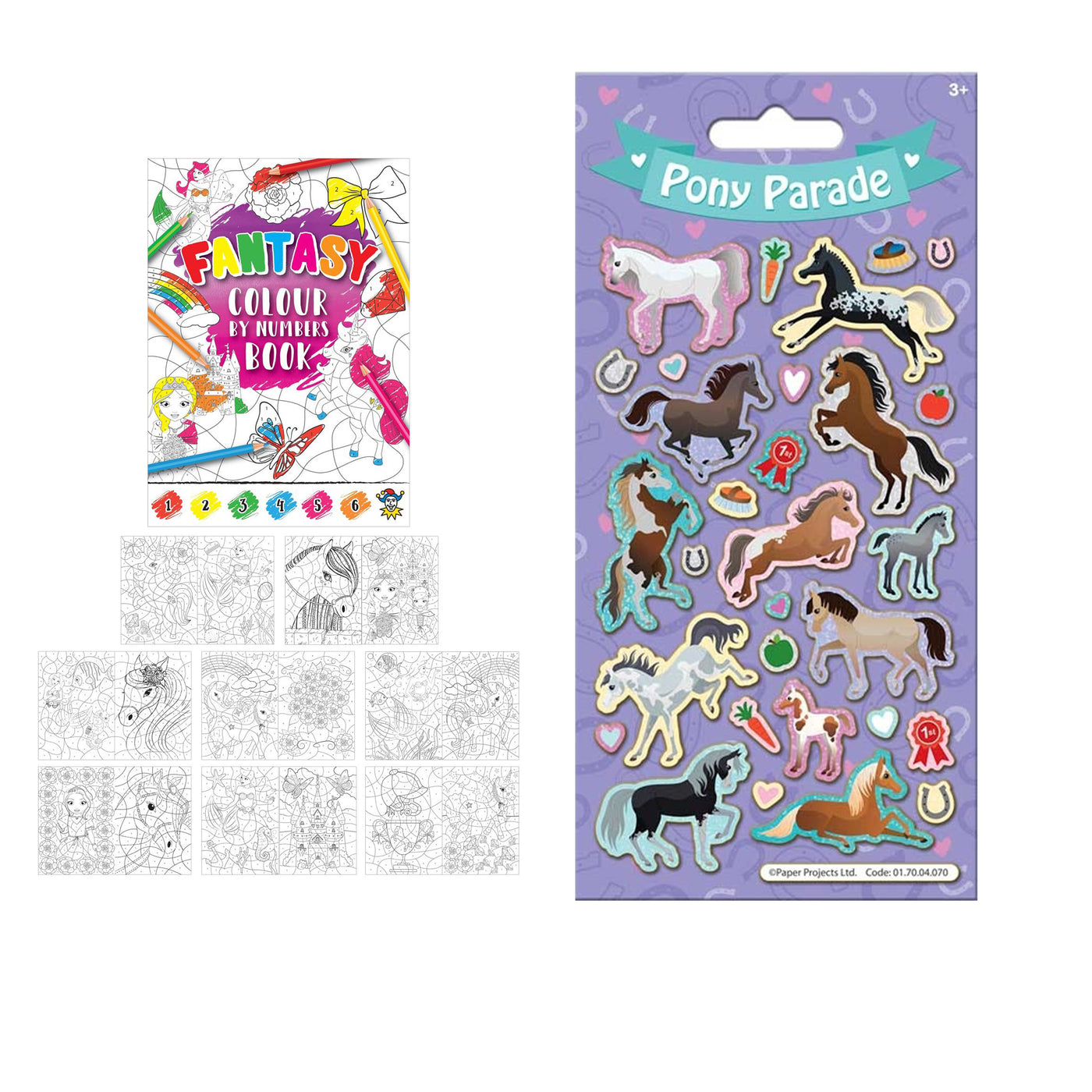 Pre Filled Girls Birthday Party Pony Horse Goody Bags With Toys And Sweets, Favours, Gifts, Treats.