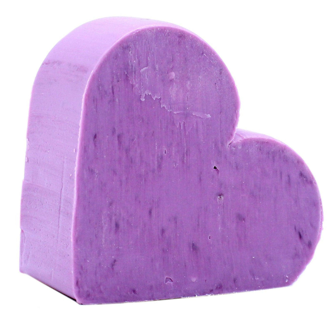 10x Lilac Heart Shaped Paraben Free Guest Soap - Lavender.