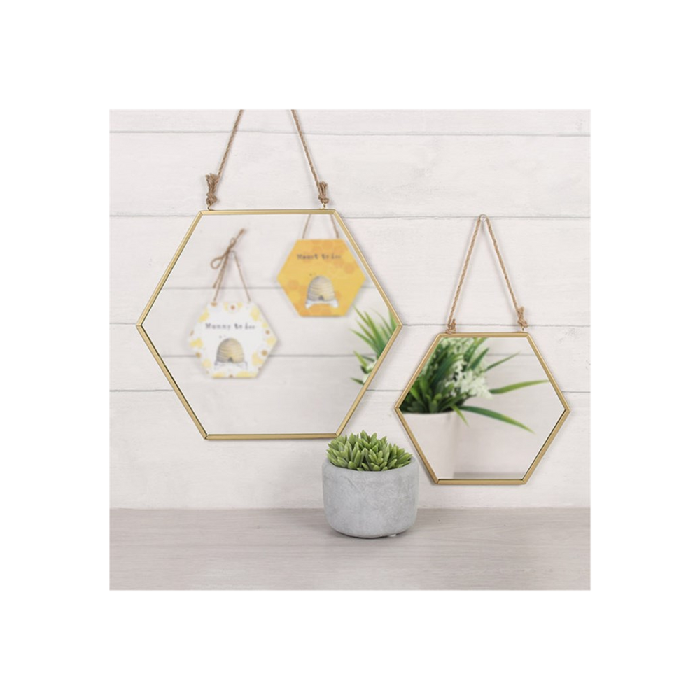 Large Gold Geometric Mirror