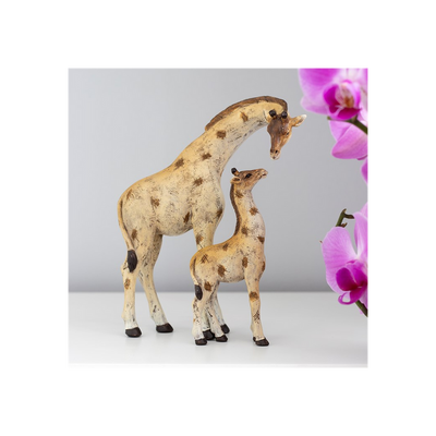 Stand Tall Giraffe Mother and Baby Ornament