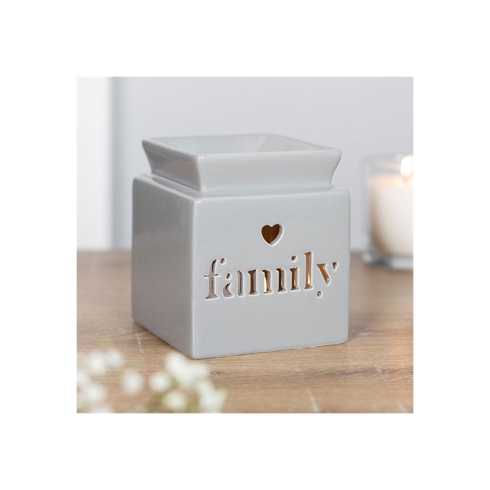 Grey Family Cut Out Oil Burner