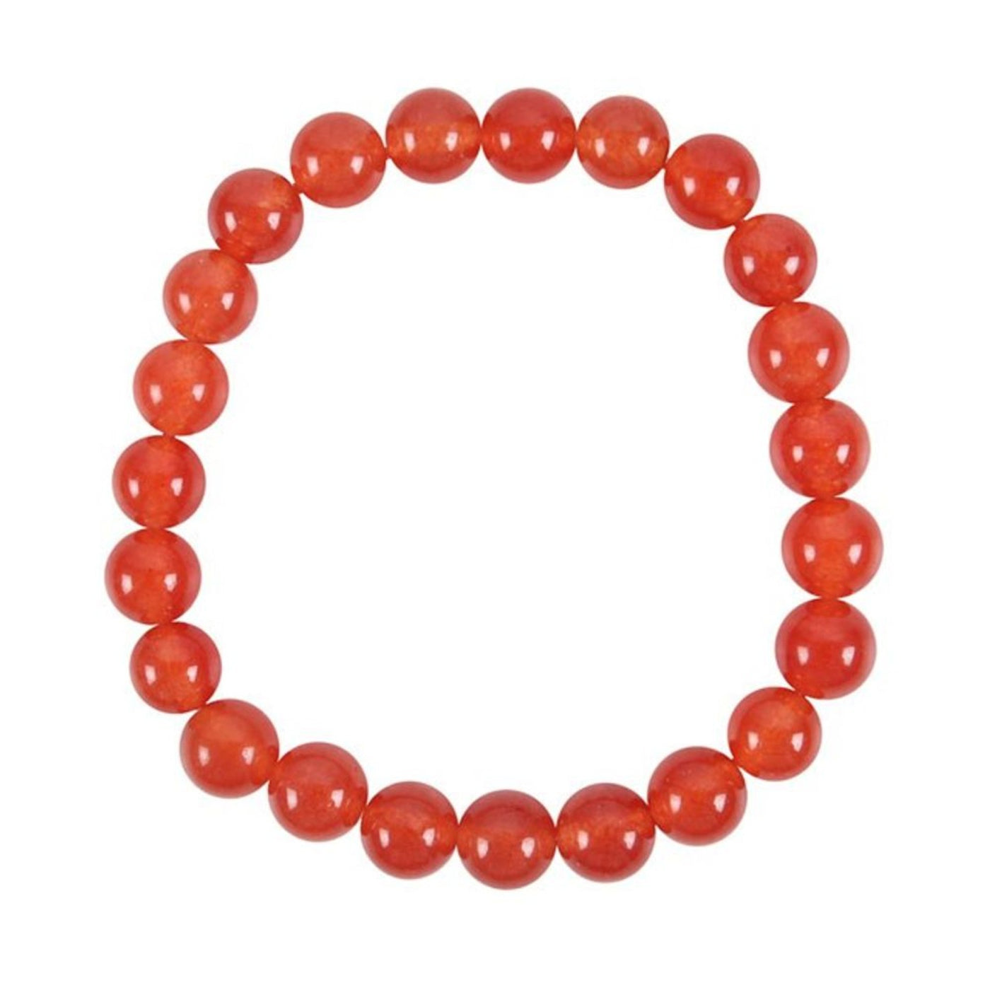 Sacral Chakra Carnelian Gemstone Energy Bracelet.