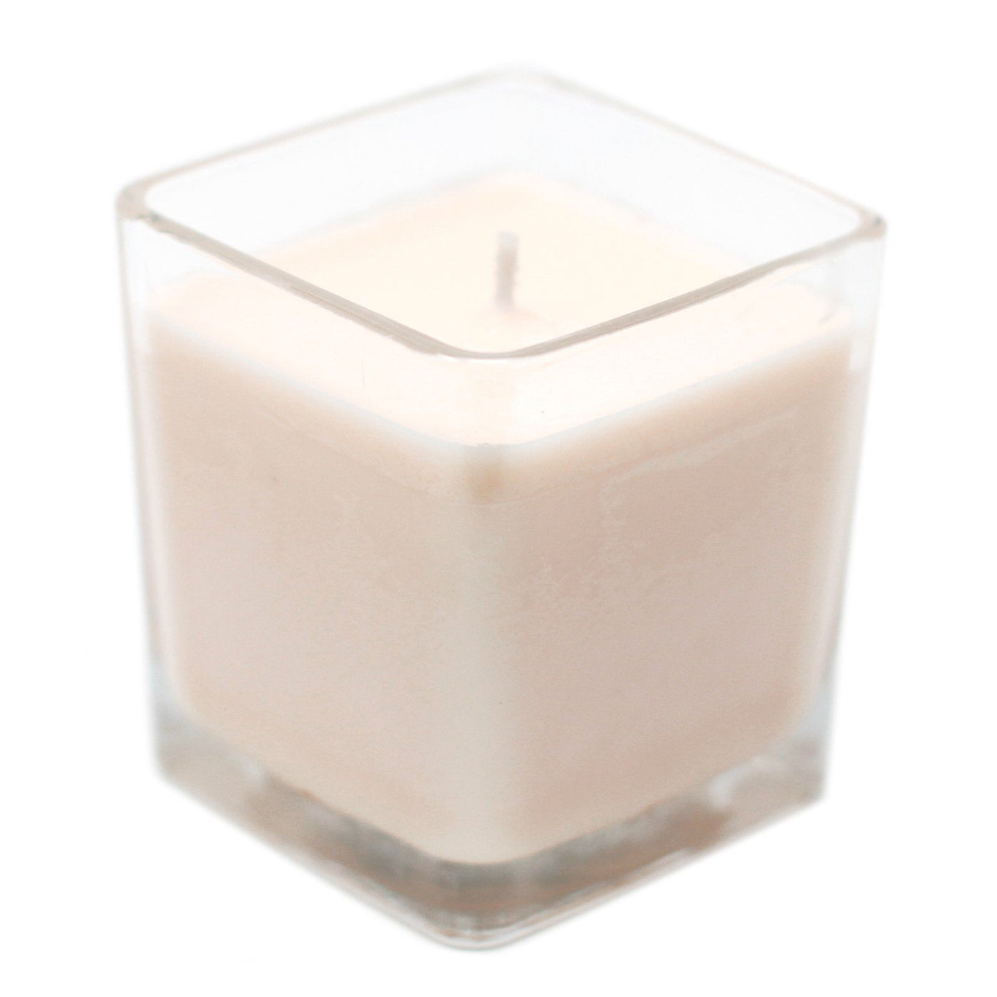 Soy Wax Scented Glass Jar Candle Peach Smoothie.