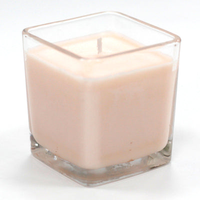 Soy Wax Scented Glass Jar Candle Peach Smoothie.