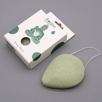 Teardrop Aloe Vera Antibacterial And Anti-inflammatory Konjac Sponge.